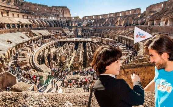 Rome: Colosseum VIP Arena, Roman Forum, & Palatine Hill Tour