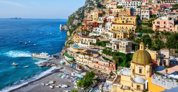 Depuis Naples : visite en groupe de Positano, d'Amalfi et de Ravello