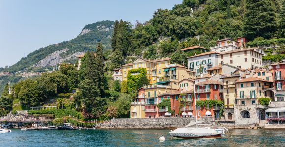 Desde Milán: Lago Como y Bellagio en autobús y tour en barco privado