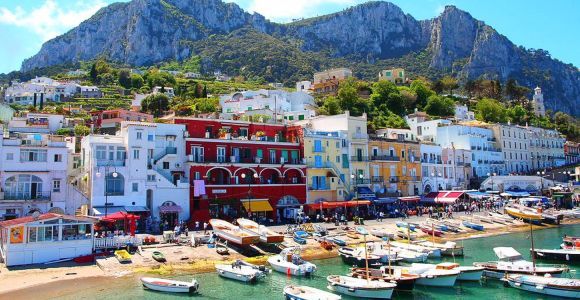 Desde Nápoles: tour por Pompeya y Capri