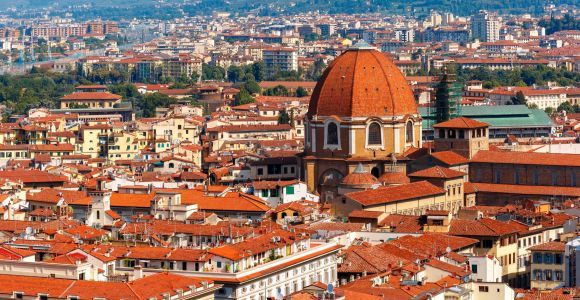 Florence : entrée réservée à la chapelle des Médicis