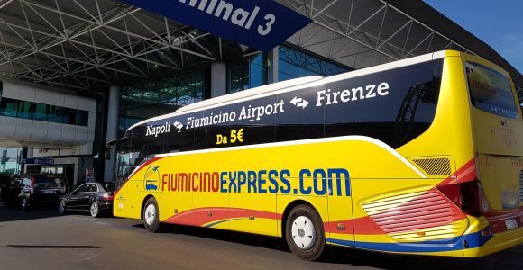 Flughafen Fiumicino: Shuttle-Bus nach/von Neapel Zentrum