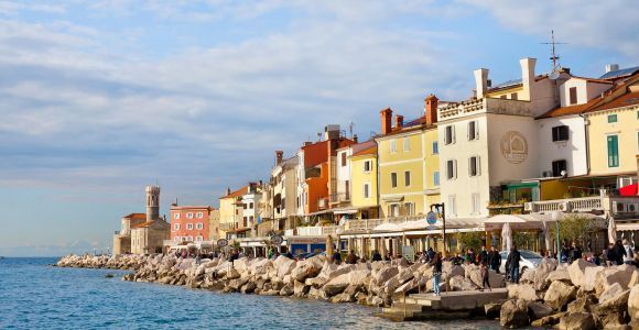 Desde Trieste: Piran y costa de Eslovenia