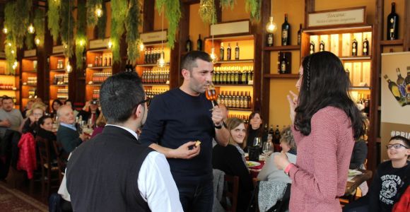 San Gimignano: Cata de vinos y gastronomía de 2 horas con bebidas