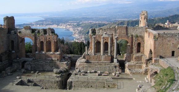 Ab Catania: Taormina-, Savoca- & Castelmola-Tour mit Brunch