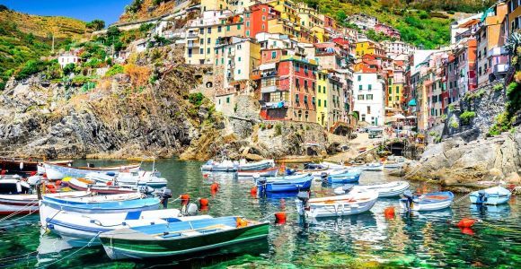 Von La Spezia aus: Cinque Terre Tour mit dem Zug und Limoncino