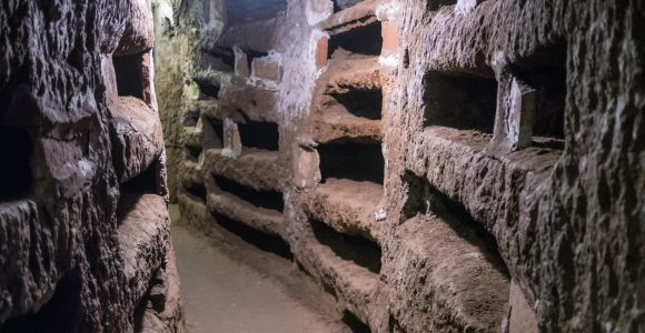 Roma: Tour guidato delle Catacombe con trasferimento
