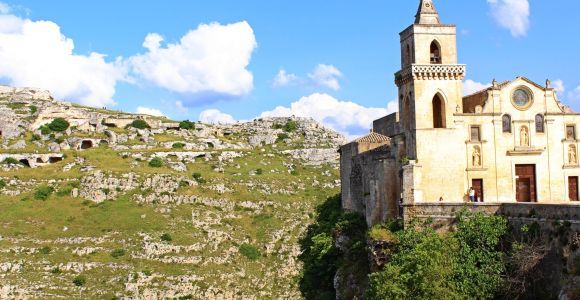 Visite guidée à pied de la ville des grottes et des Sassi de Matera