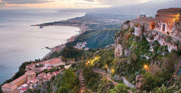 Palermo: Excursión de un día al Etna, Taormina y Castelmola