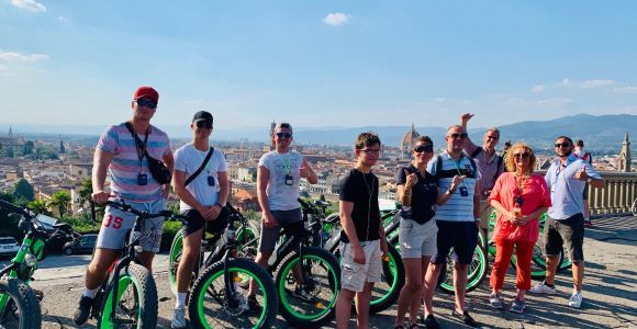 Florencia: tour en bicicleta eléctrica con la plaza de Miguel Ángel