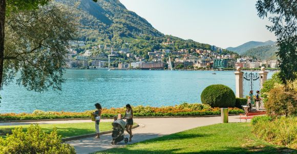 Von Mailand aus: Comer See, Bellagio, Lugano Tagesausflug mit Kreuzfahrt