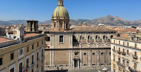 Palermo: Recorrido a pie por el centro histórico con vistas desde el tejado