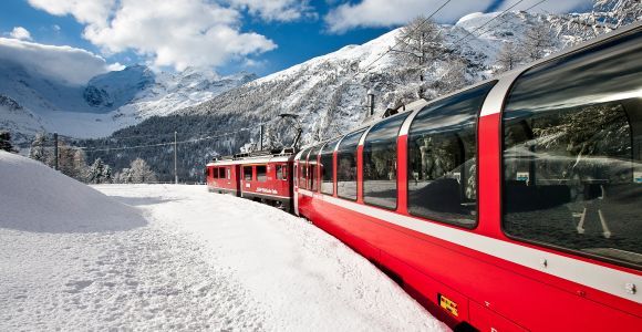 Au départ de Milan : Moritz et Bernina Express Tour panoramique