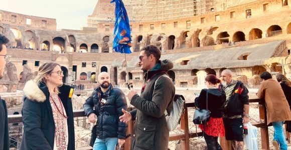 Roma: tour guiado por la arena del Coliseo con Foro y monte Palatino opcionales