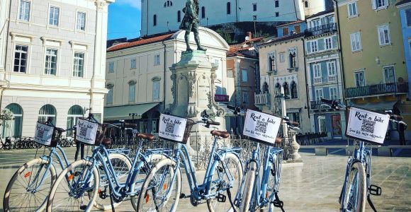 Piran: Alquiler de bicicletas con mapa, casco, cesta y candado