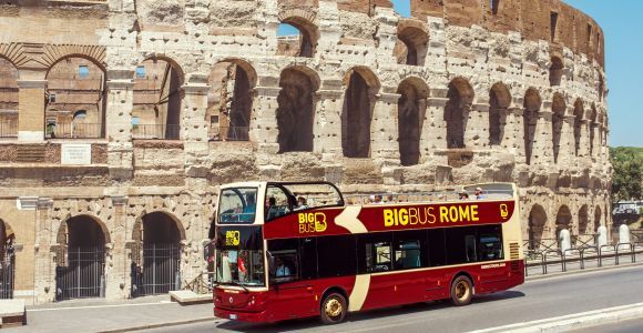 Rome: Big Bus Hop-On Hop-Off Sightseeing Tour w/ Audio Guide