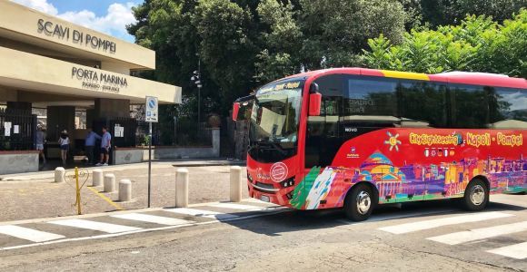 Nápoles: autobús lanzadera de ida y vuelta a Pompeya