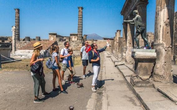 Ab Neapel oder Sorrent: Pompeji und Vesuv - Tagestour