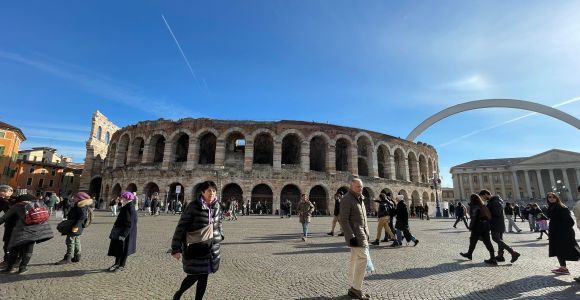 Verona: Small Group Guided Walking Tour with Arena Tickets