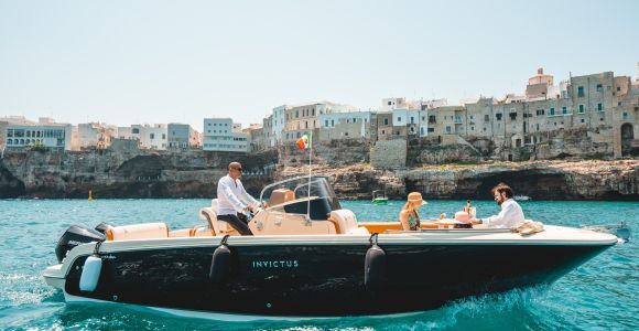 Polignano a Mare: Crociera in barca alle grotte panoramiche con Prosecco