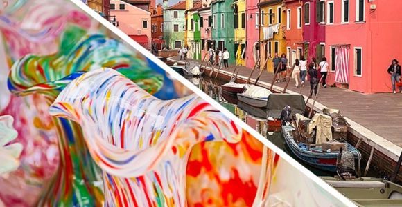 Au départ de Venise : Visite d'une demi-journée des îles de Murano et Burano en bateau