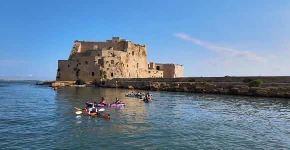 Brindisi: kayak intorno all'isola di Sant'Andrea e tartarughe giganti