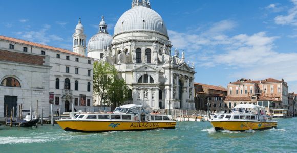 Venise : Transfert en bateau vers/depuis l'aéroport Marco Polo avec 3 itinéraires