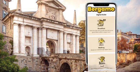 Bergamo: Guida digitale di un locale + audio (tour guidato)