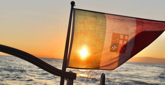 Portofino Kreuzfahrt bei Sonnenuntergang mit Aperitif