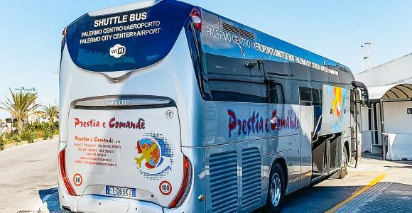 Palermo: Traslado en autobús desde/hasta el aeropuerto y el centro de la ciudad