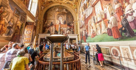Rome : Musées du Vatican, visite de la chapelle Sixtine et entrée dans la basilique