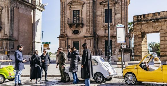 Palerme : visite touristique de la Fiat 500 d'époque