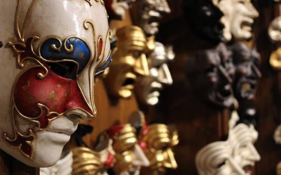 Venezia: Laboratorio di maschere di Carnevale