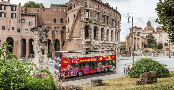 Rome : visite en bus à arrêts multiples City Sightseeing avec audioguide