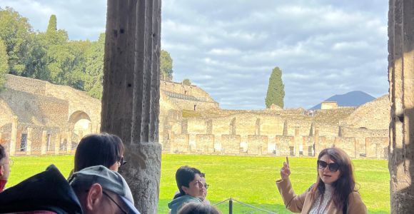 Nápoles: Pompeya y el Vesubio con almuerzo y cata de vinos