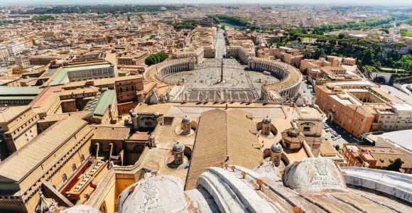 Rzym: Zwiedzanie Bazyliki Świętego Piotra z kopułą i grobowcami papieskimi