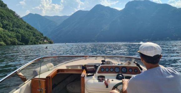 Lago de Como: Tour en barco privado por la costa suroeste